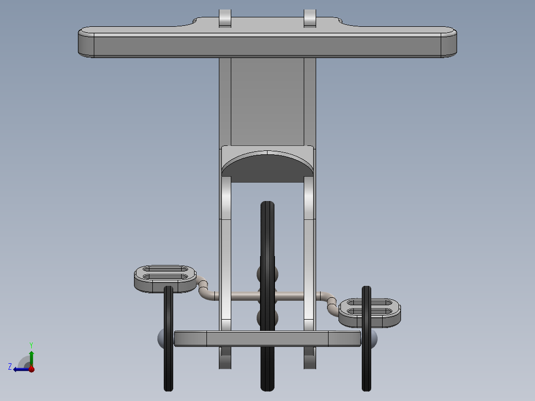 儿童三轮车--sw右视图