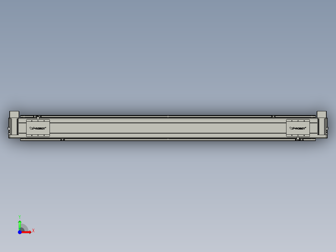 威洛博双电机滑台-VBC14S2-L50-S1600-BU-P40-C6前视图