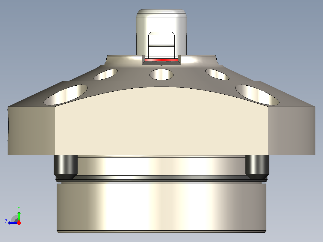 KOSMEKSFA3000-M2N-130多系列多零件图纸模型多系列多零件图纸模型右视图