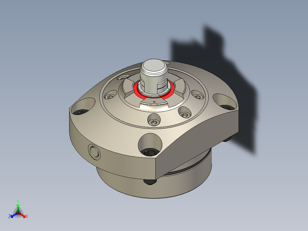 KOSMEKSFA3000-M2N-130多系列多零件图纸模型多系列多零件图纸模型正等轴测图