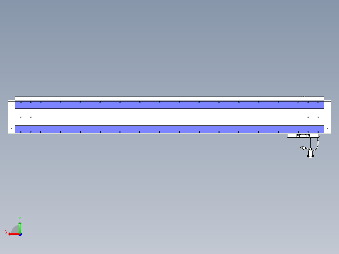 威洛博VL系列直线电机模组-VL17E2-S1350后视图