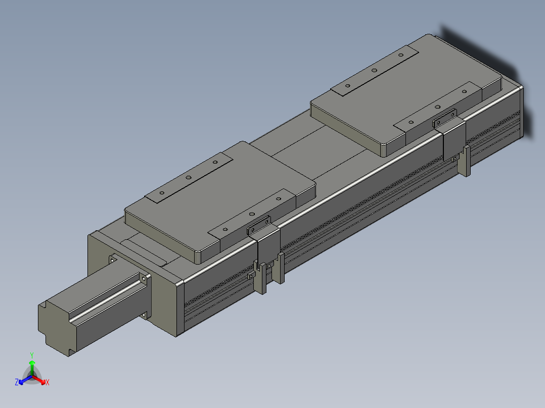 直线模组LHC14-S250-M设计图纸
