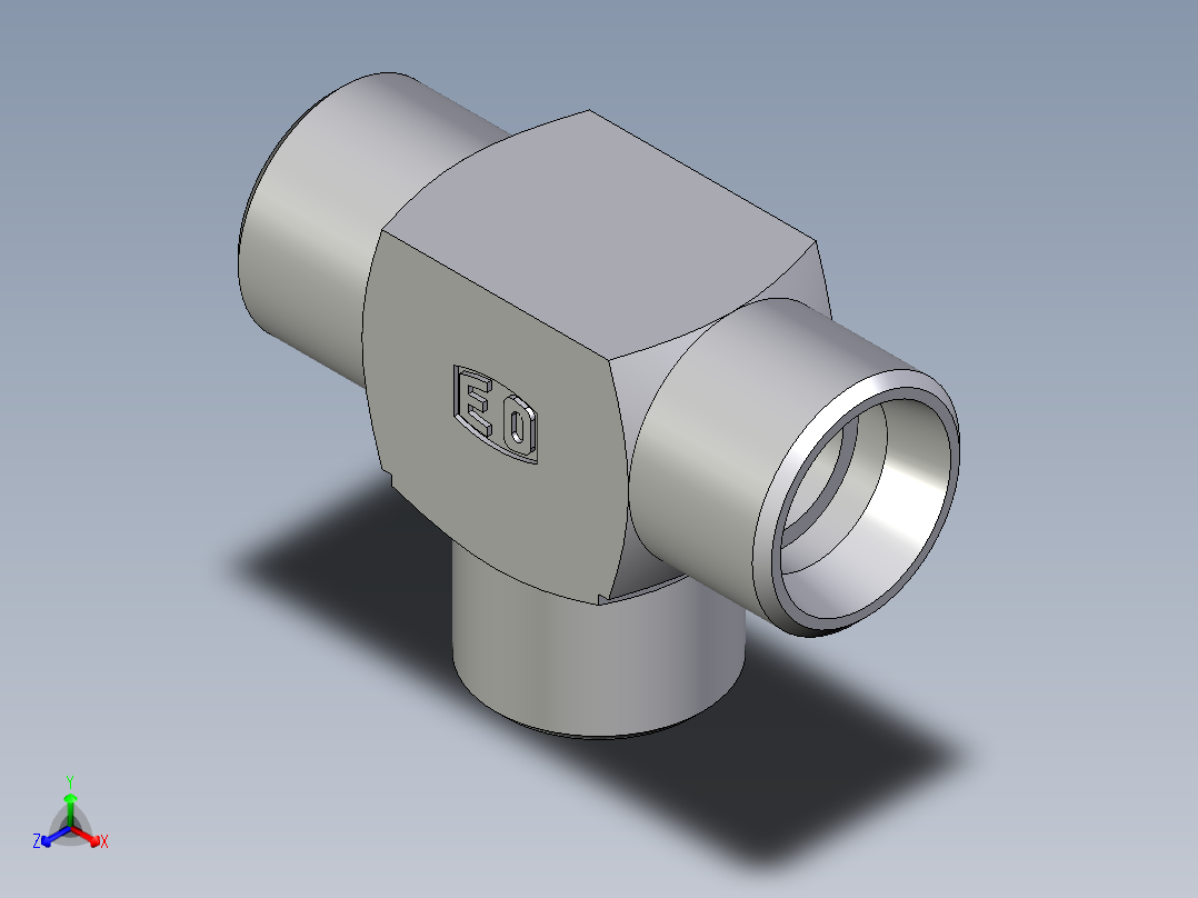 卡套式工业通用硬管接头EO_Union_tee_T10LLCFX