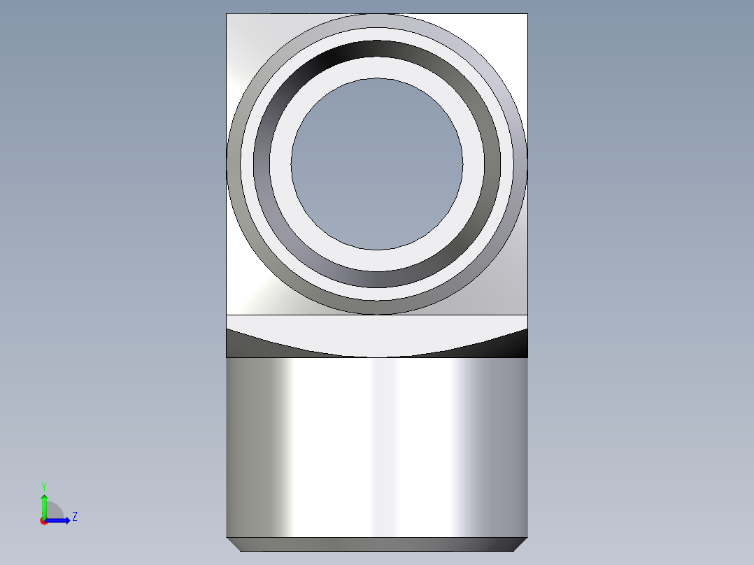 卡套式工业通用硬管接头EO_Union_tee_T10LLCFX左视图