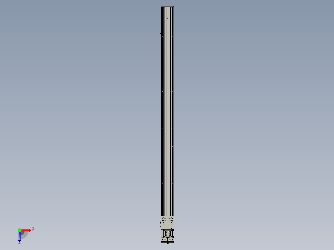 东锦齿条传动DH136G-S2250-BU-减速机+P400W俯视图
