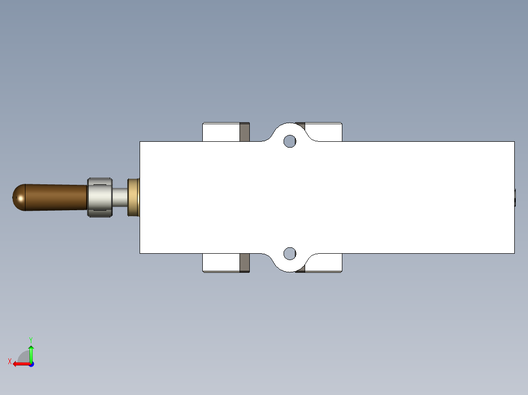 迷你台虎钳后视图