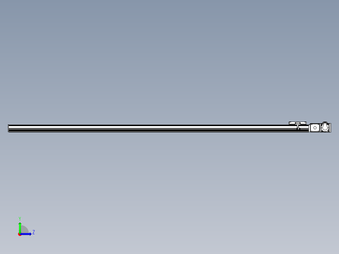 同步带全封闭直线模组TPA-HCB-105D-90-L2000-MR-C-P20-N3左视图