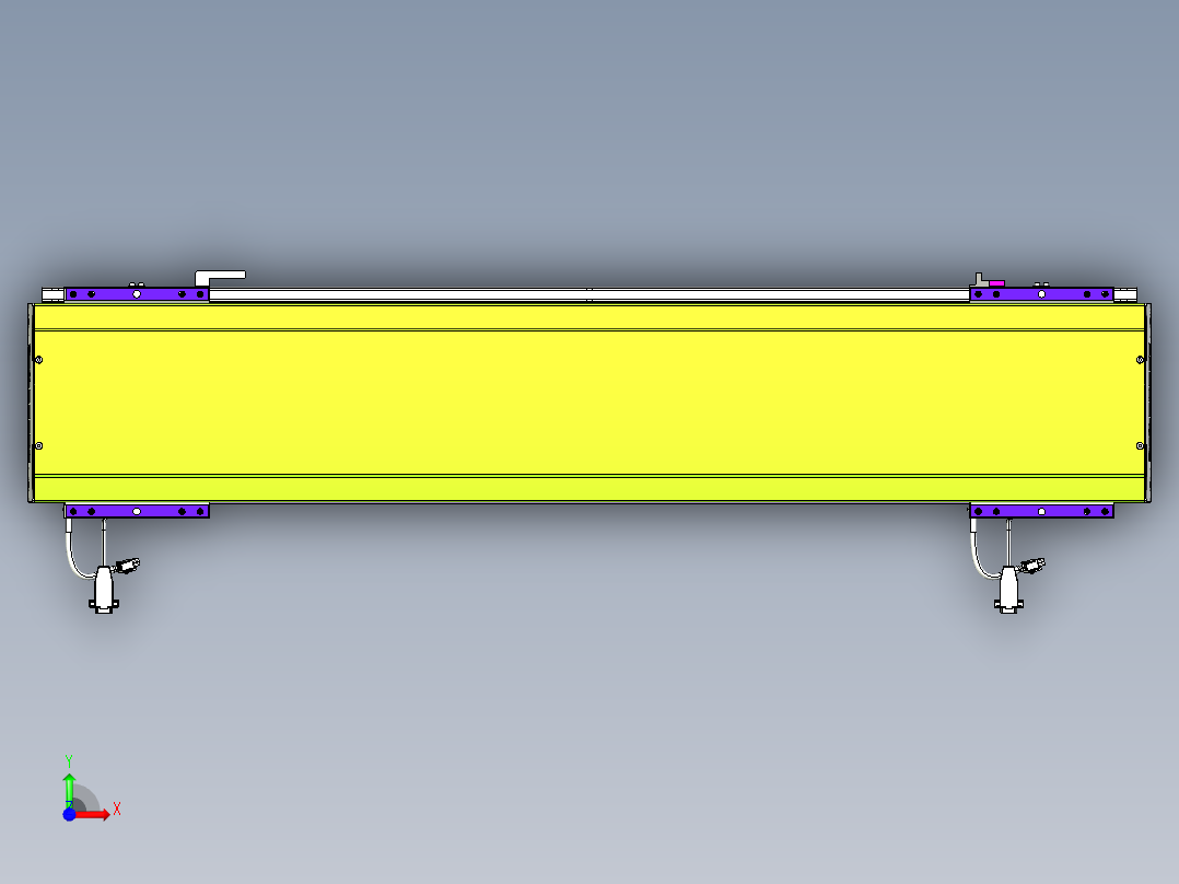 威洛博VL系列直线电机模组-2VL22H2-S800前视图