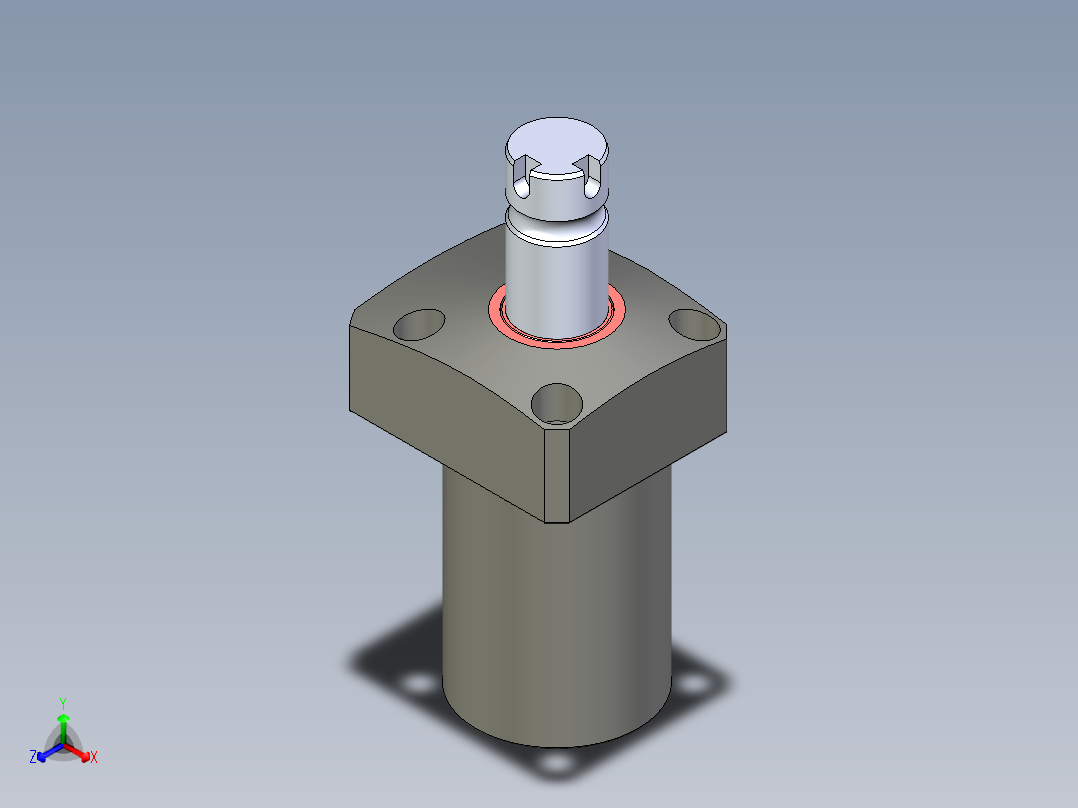 KOSMEKLHS0400-SL-F多系列多零件图纸模型正等轴测图