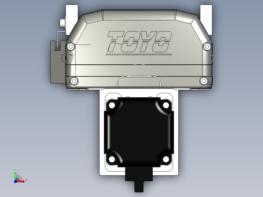Toyo东佑达直线模组-ETH13-100-BM-400W+煞車前视图