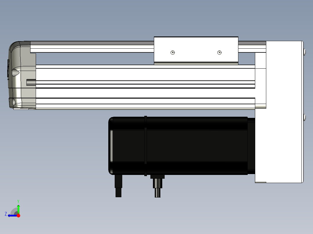 Toyo东佑达直线模组-ETH13-100-BM-400W+煞車右视图