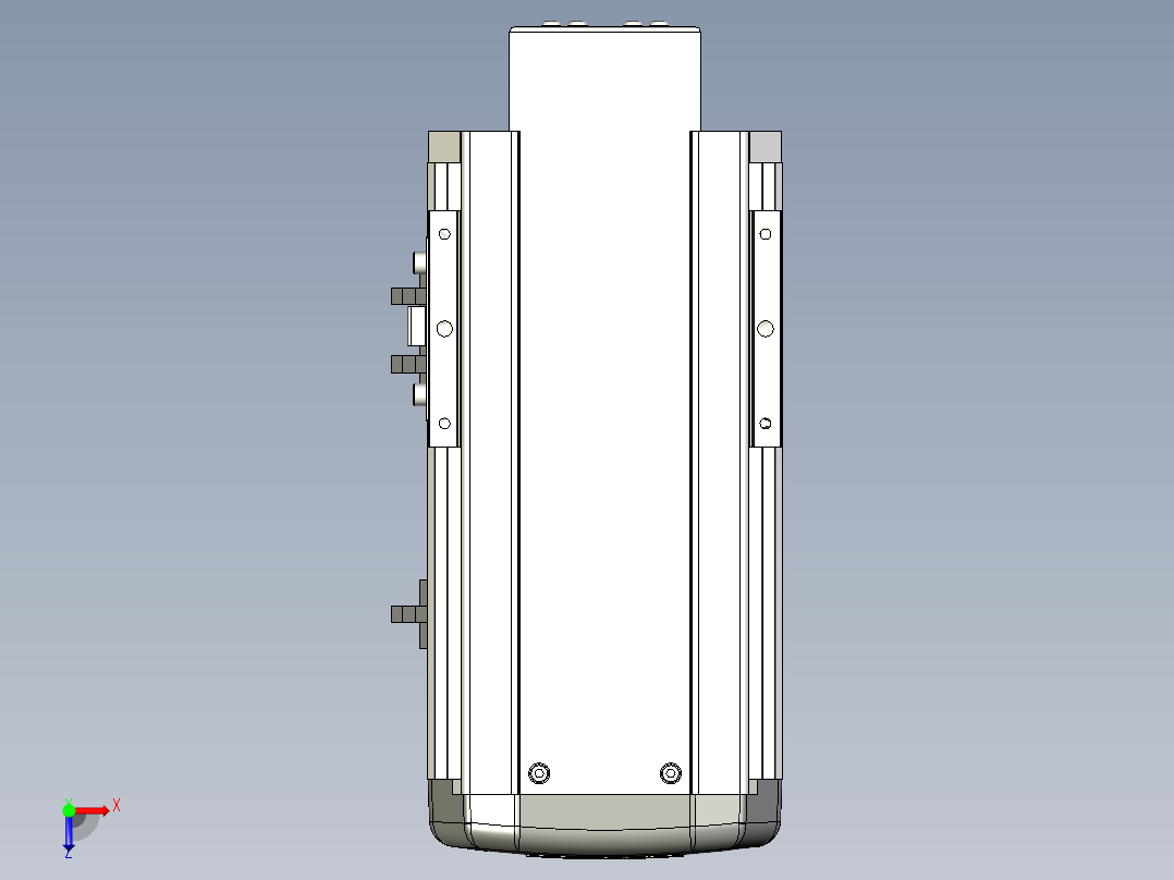 Toyo东佑达直线模组-ETH13-100-BM-400W+煞車俯视图