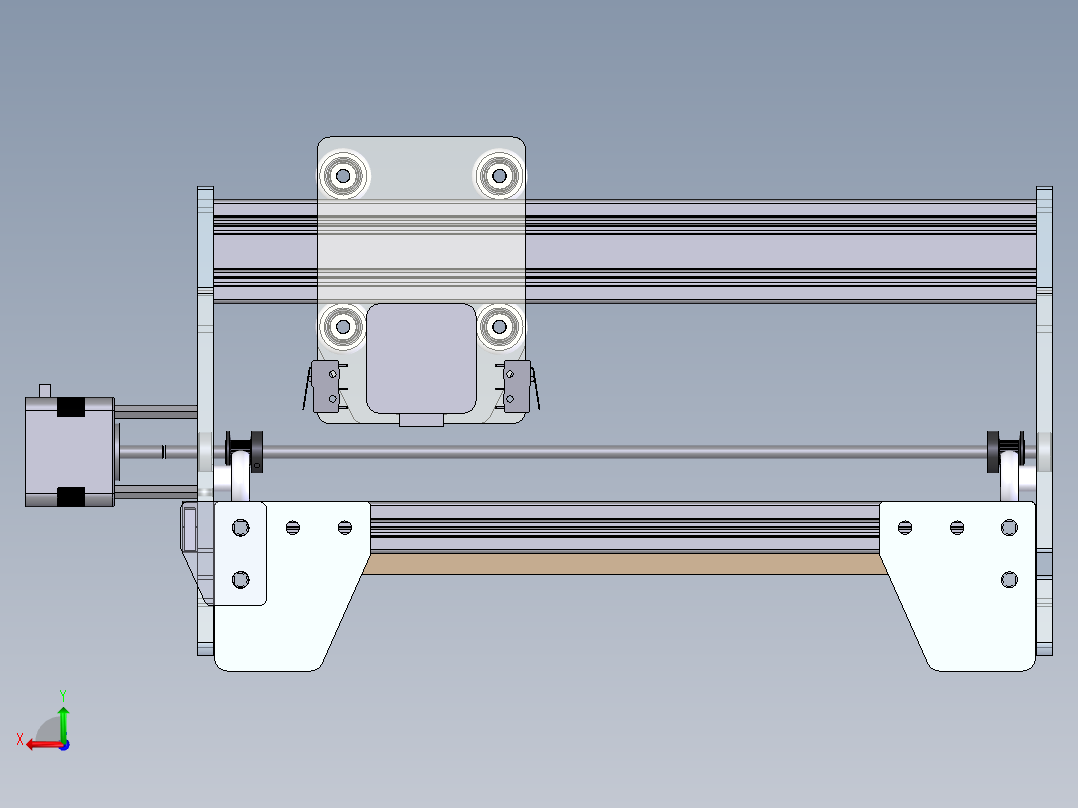 A17-DIY CNC laser engraver后视图