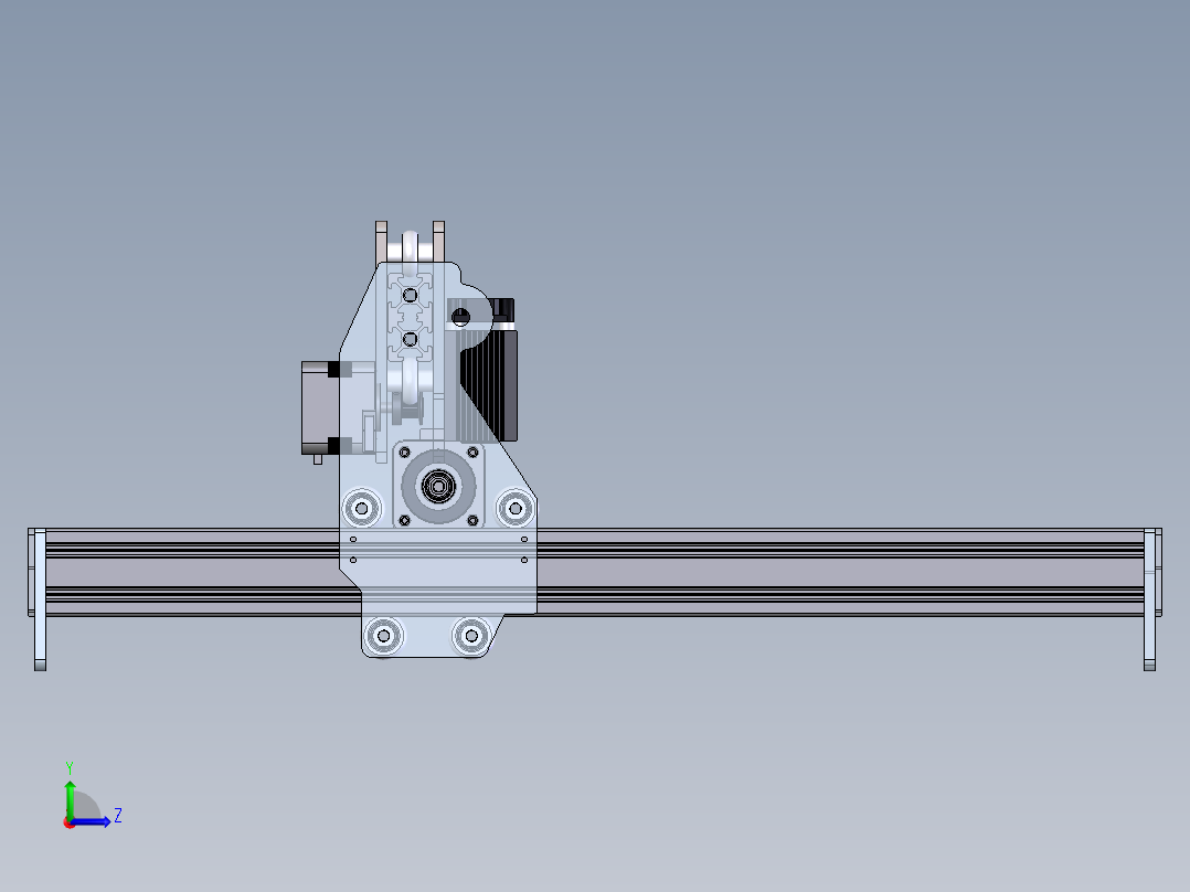 A17-DIY CNC laser engraver左视图