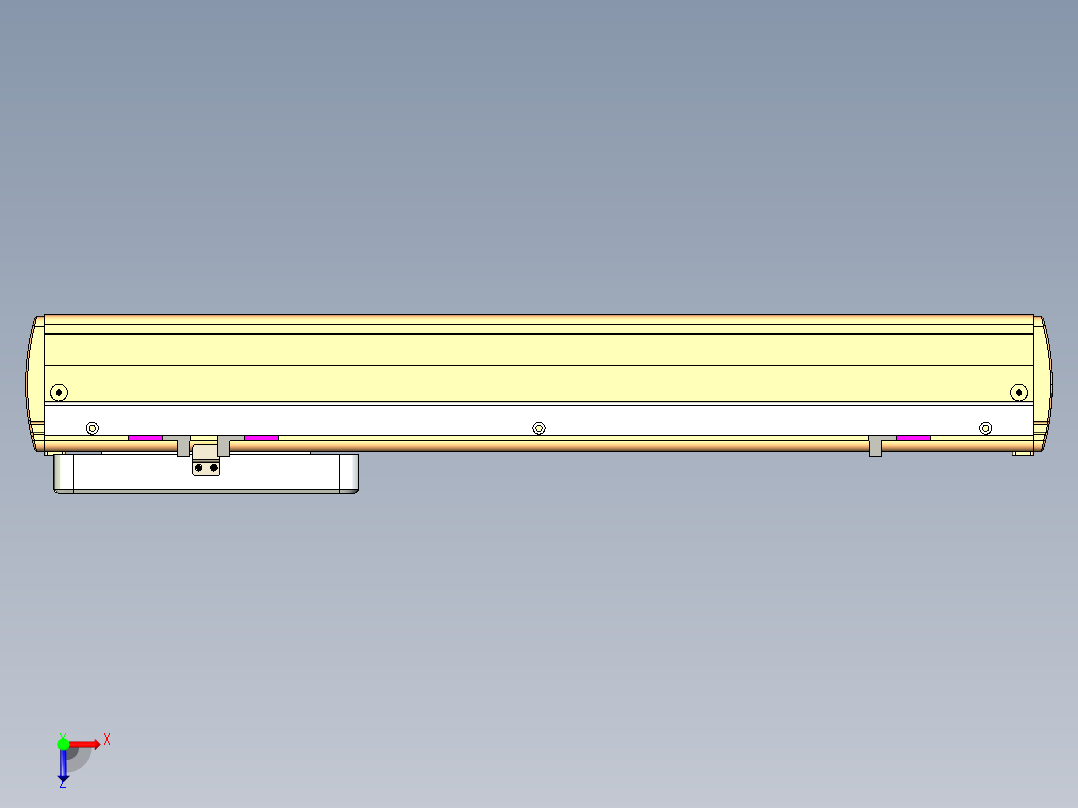 威洛博LC系列3d模型模组LC17E1Y-S350俯视图