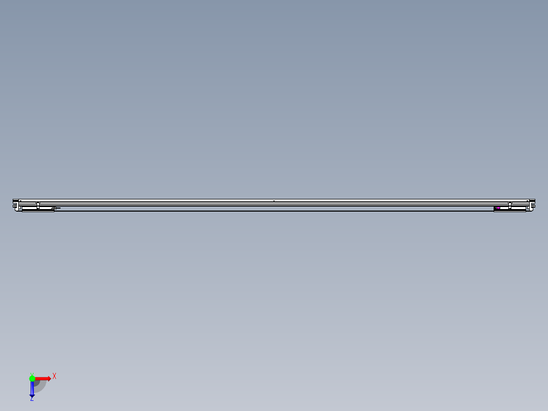 威洛博VL系列直线电机模组-2VL14S3-S2850俯视图