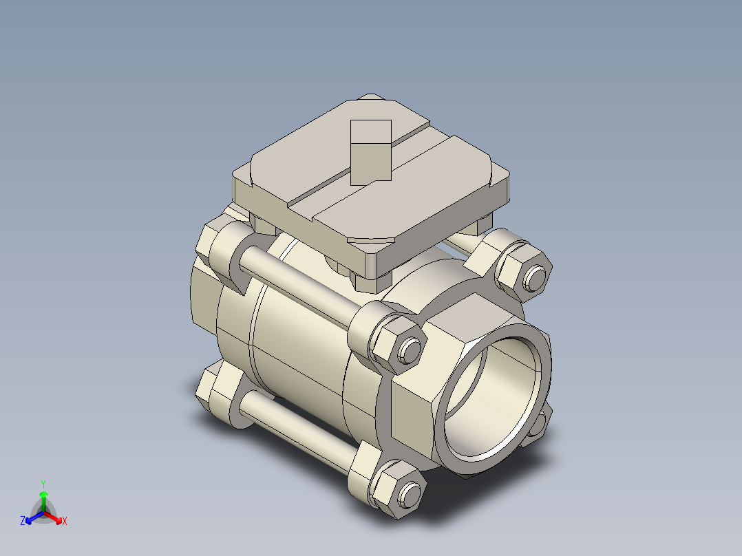 阀门模型-2654_40Quarter_turn_ball_valve
