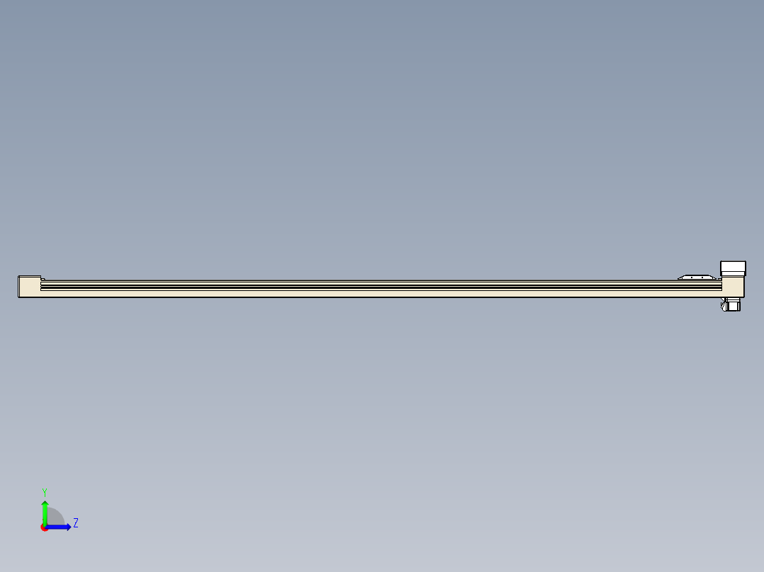 同步带全封闭直线模组TPA-HCB-65S-90-L1650-MR-C-P10-N3左视图