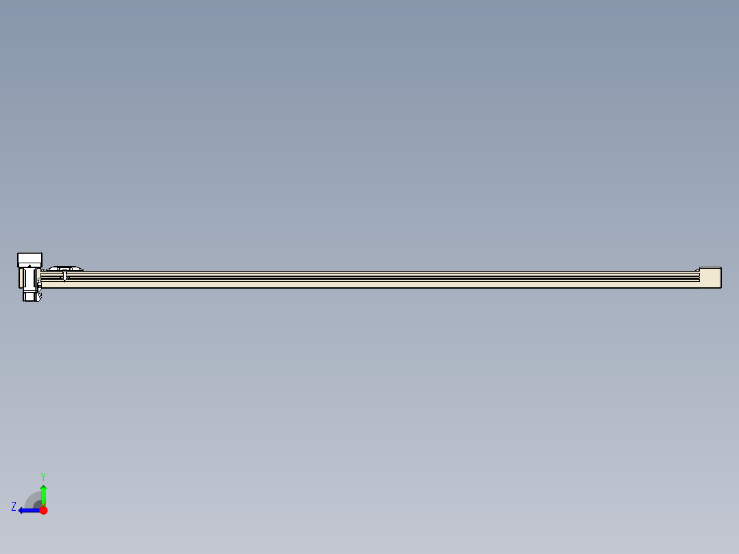同步带全封闭直线模组TPA-HCB-65S-90-L1650-MR-C-P10-N3右视图