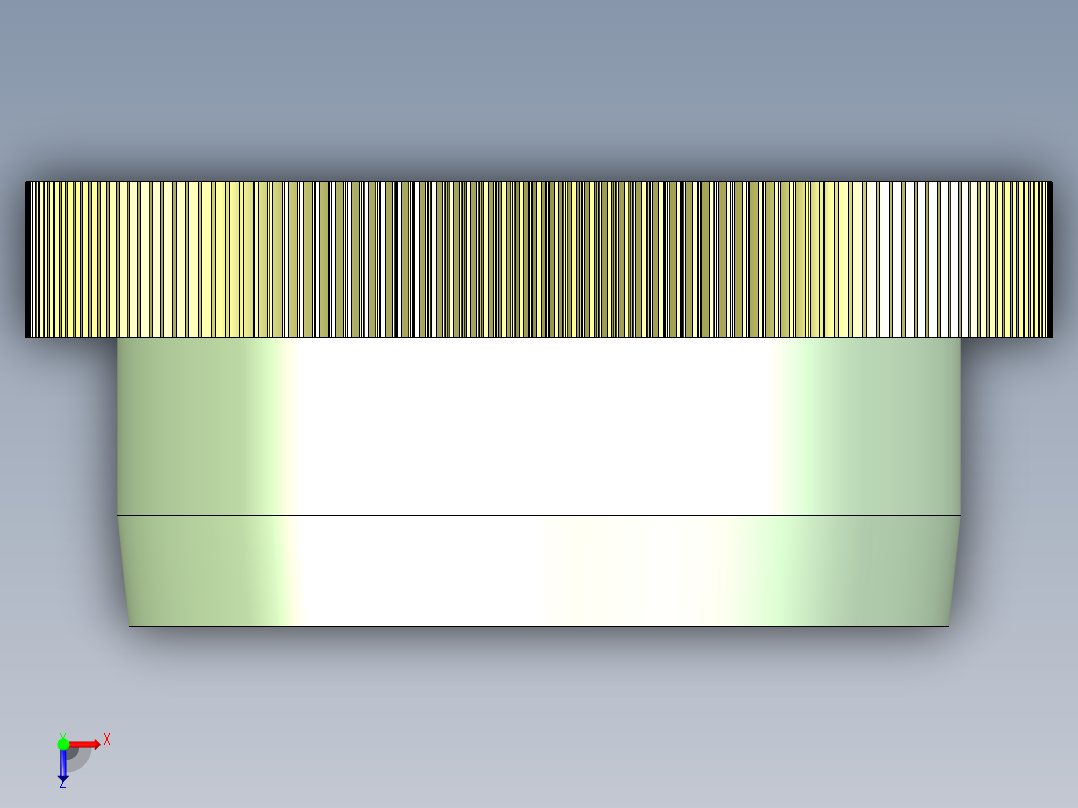 滚筒式分拣机UG三维俯视图
