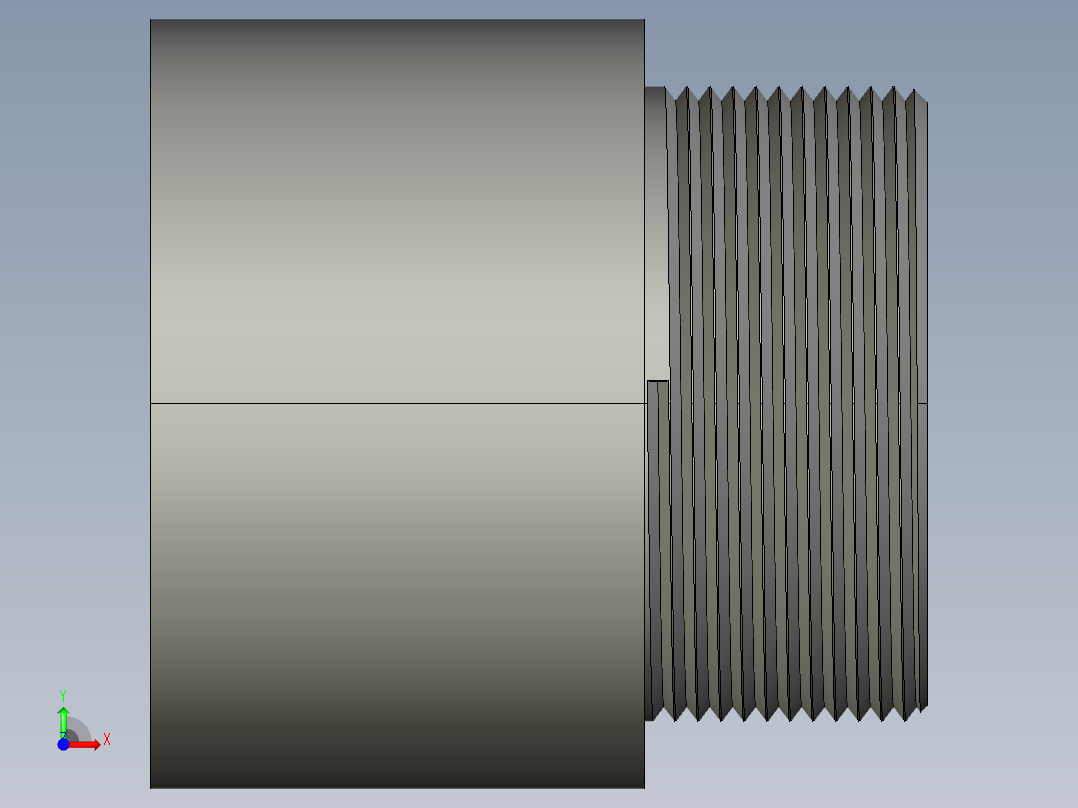 船舶管路系统SeaCor_MaleAdapter_SxMPT_37J136020_2in前视图