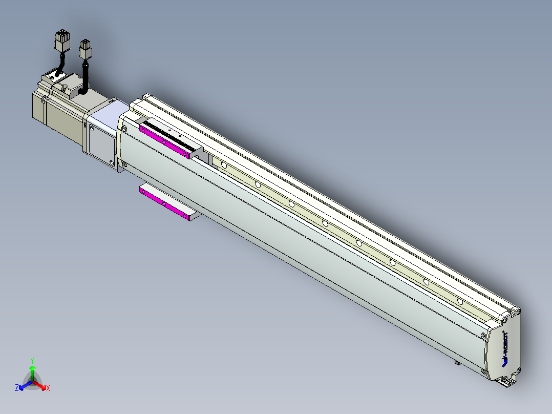 威洛博QF系列模组QF10-Lxx-C-S480-BC-ZP40-C3正等轴测图