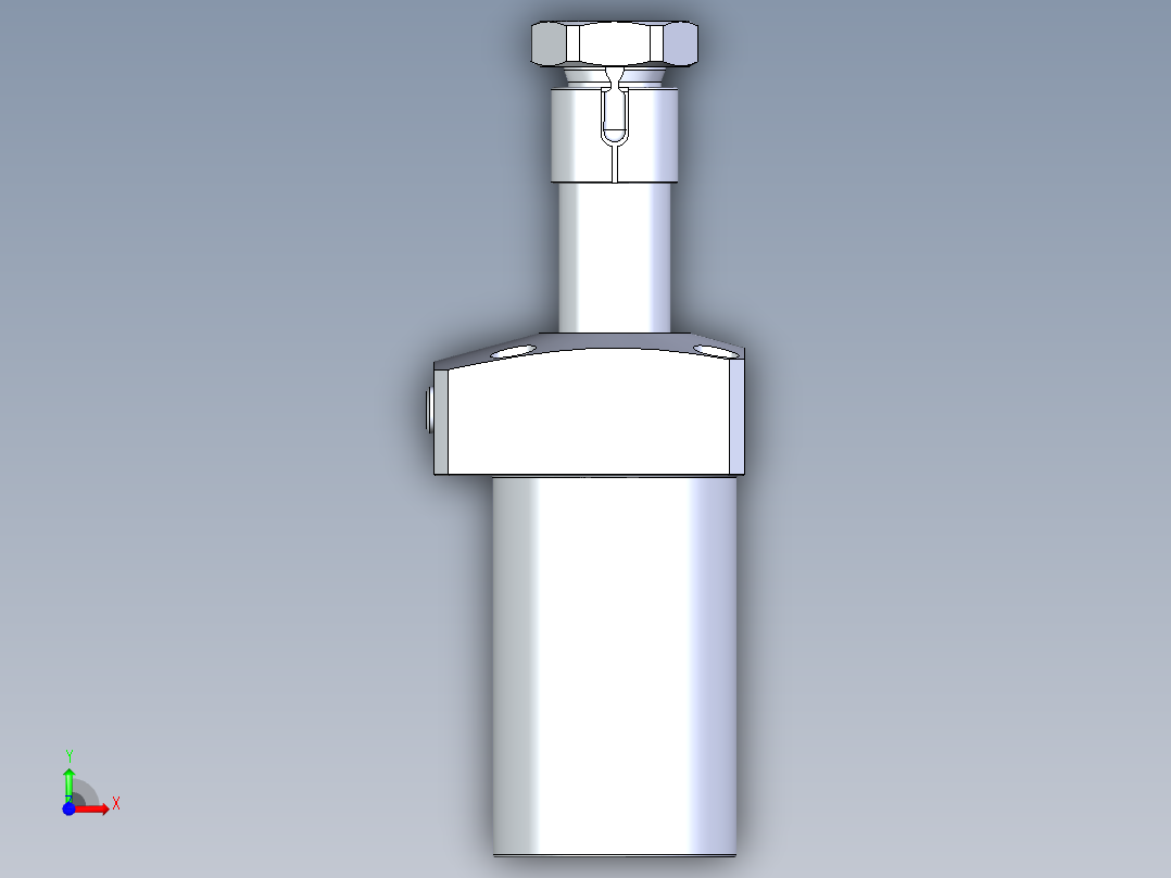 KOSMEKLHA0480-GR-Q20多系列多零件图纸模型前视图