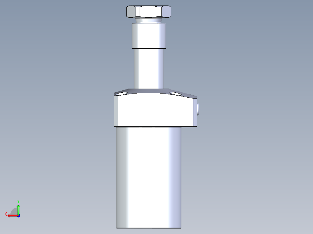 KOSMEKLHA0480-GR-Q20多系列多零件图纸模型后视图