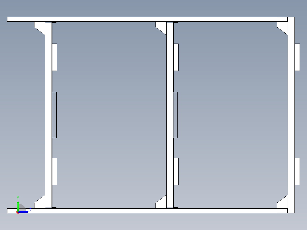 便捷升降式地下立体停车库的设计左视图