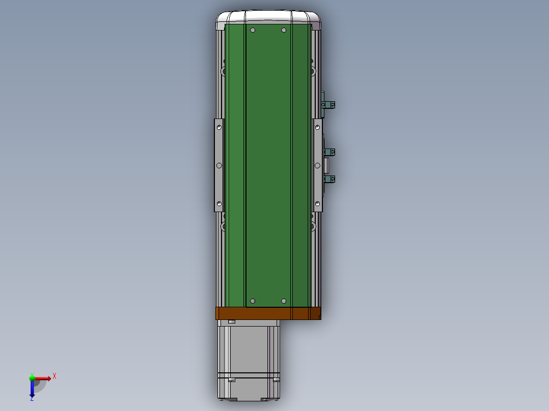 MTH丝杆半封闭模组MTH10-BC-200W俯视图