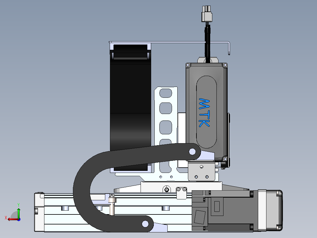 内嵌直交机械手XYG系列XYG430-A4后视图