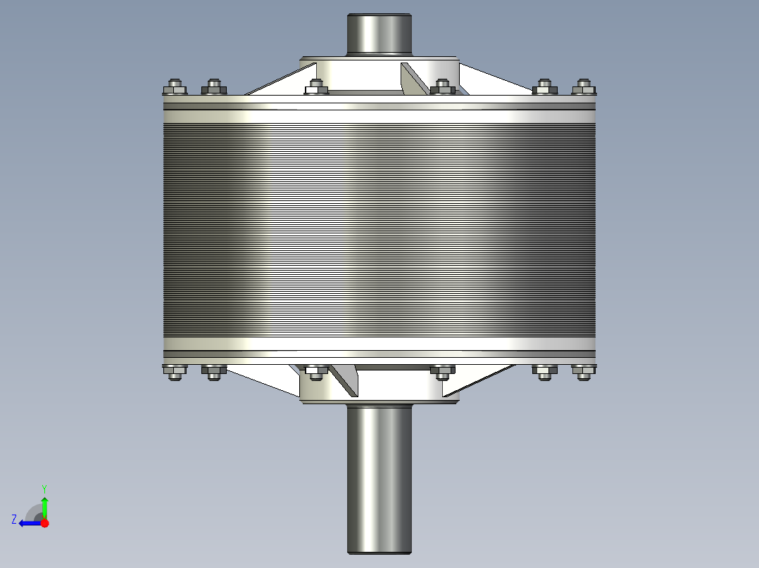 直流电动机右视图