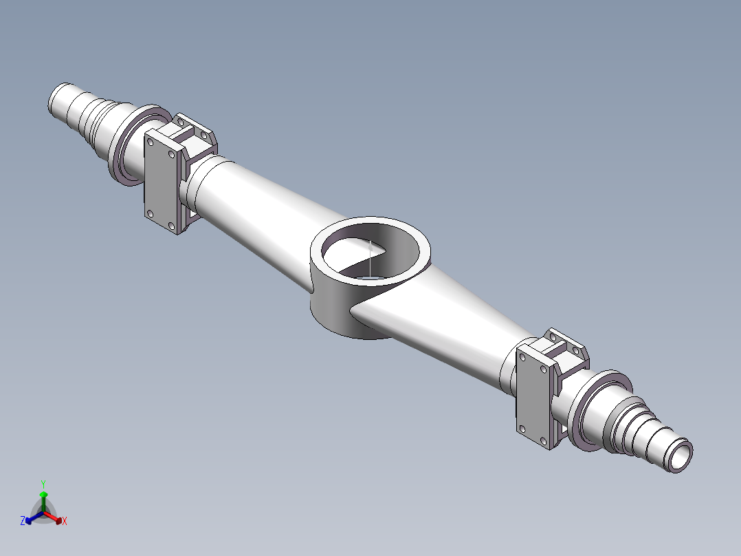 挖掘机后桥设计说明书正等轴测图