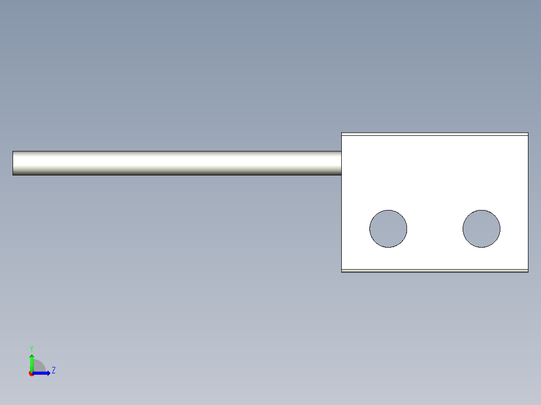 基恩士FU-L54Z_2_kc图纸模型左视图