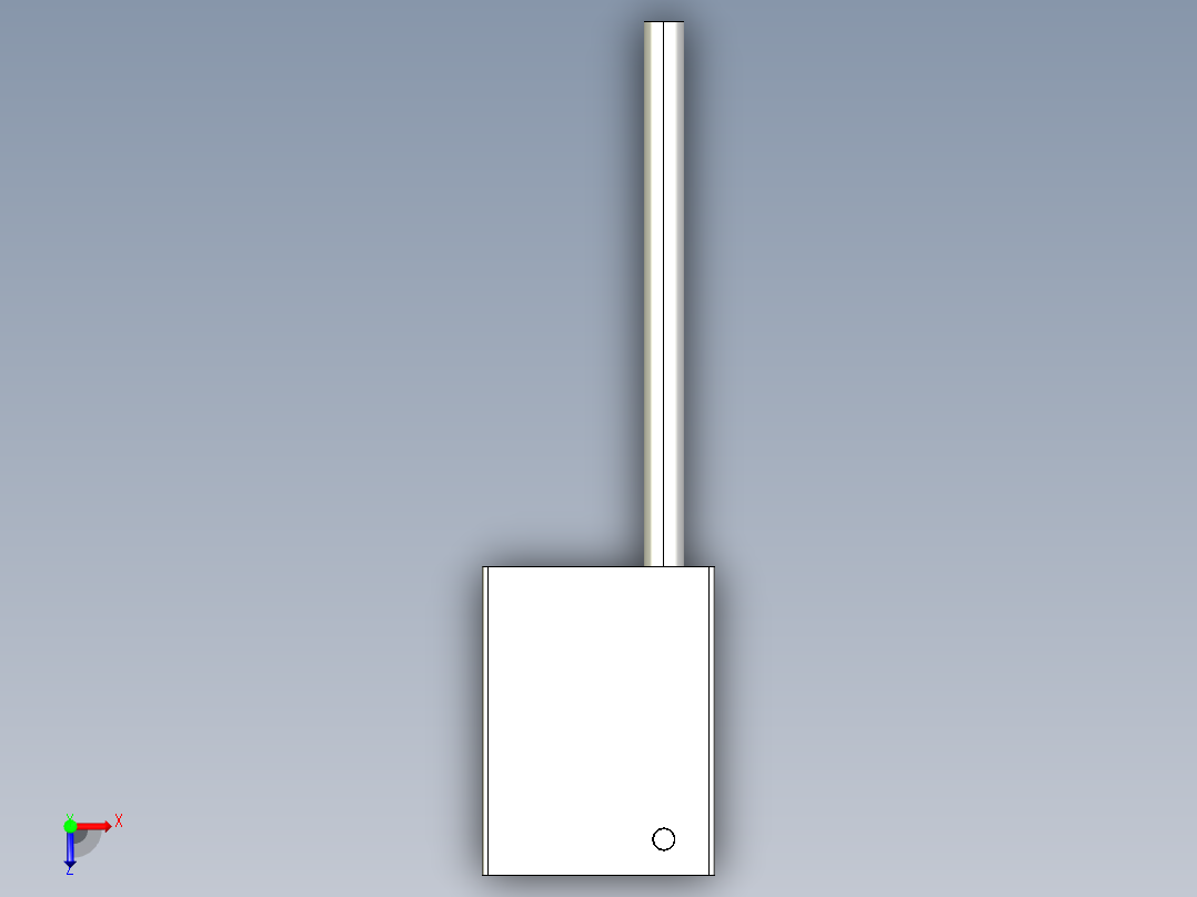 基恩士FU-L54Z_2_kc图纸模型俯视图