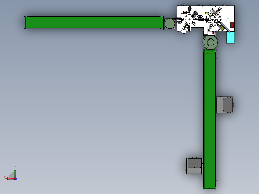 高压变压器保护器自动焊接生产线sw17可编辑后视图