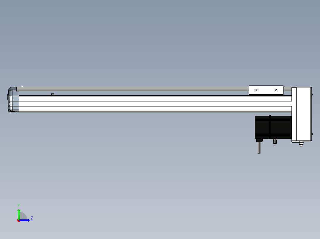 Toyo东佑达直线模组-ETH12-550-BM-200W左视图