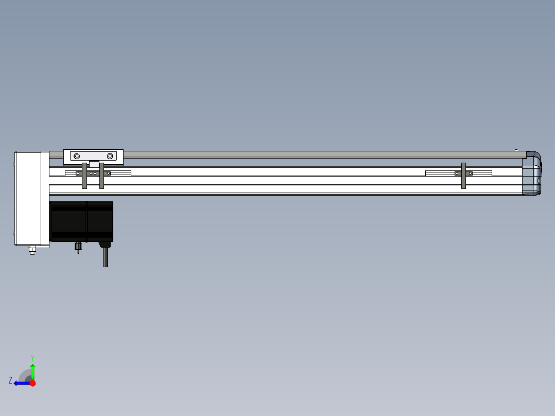 Toyo东佑达直线模组-ETH12-550-BM-200W右视图