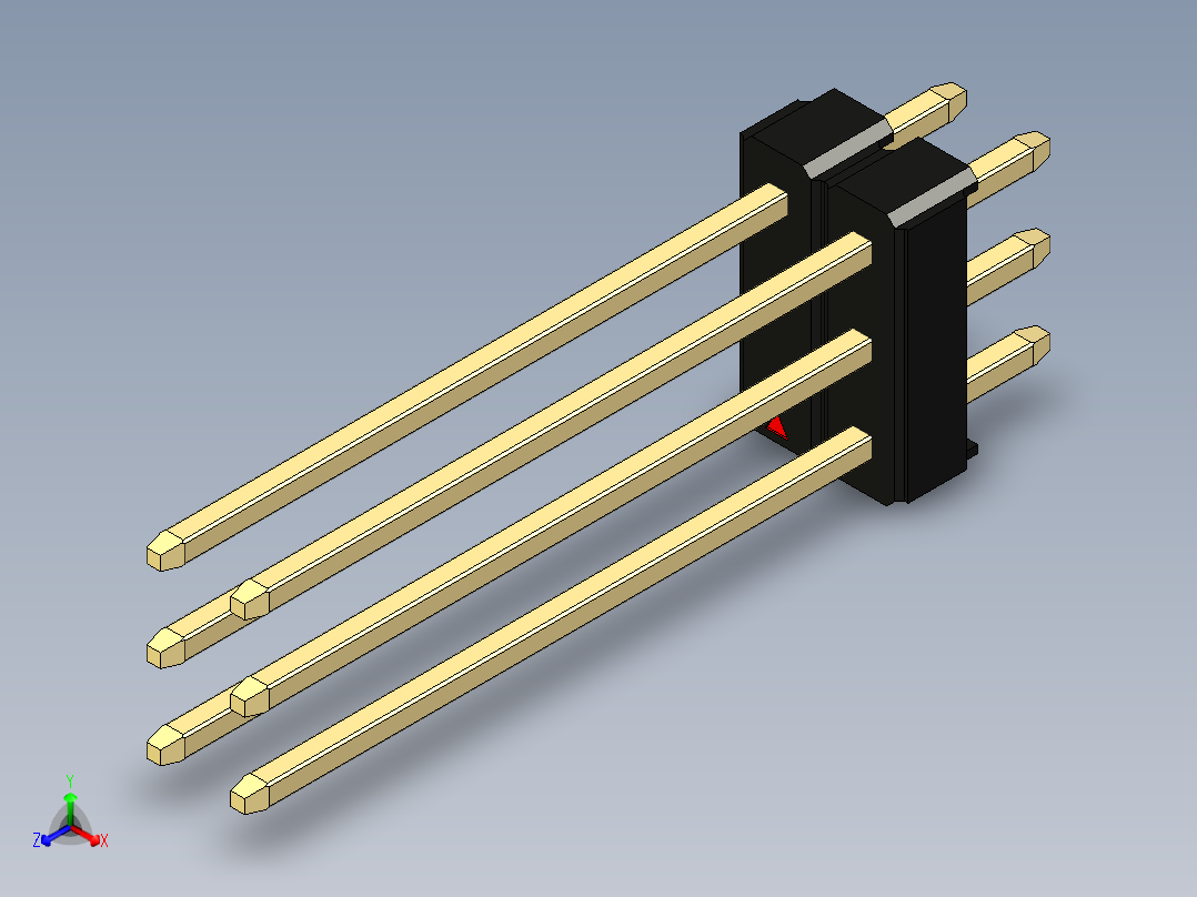 彩色公头100mil（2.54mm）系列-DS1021_black_3x02p_100mil_Type19_rev1.0