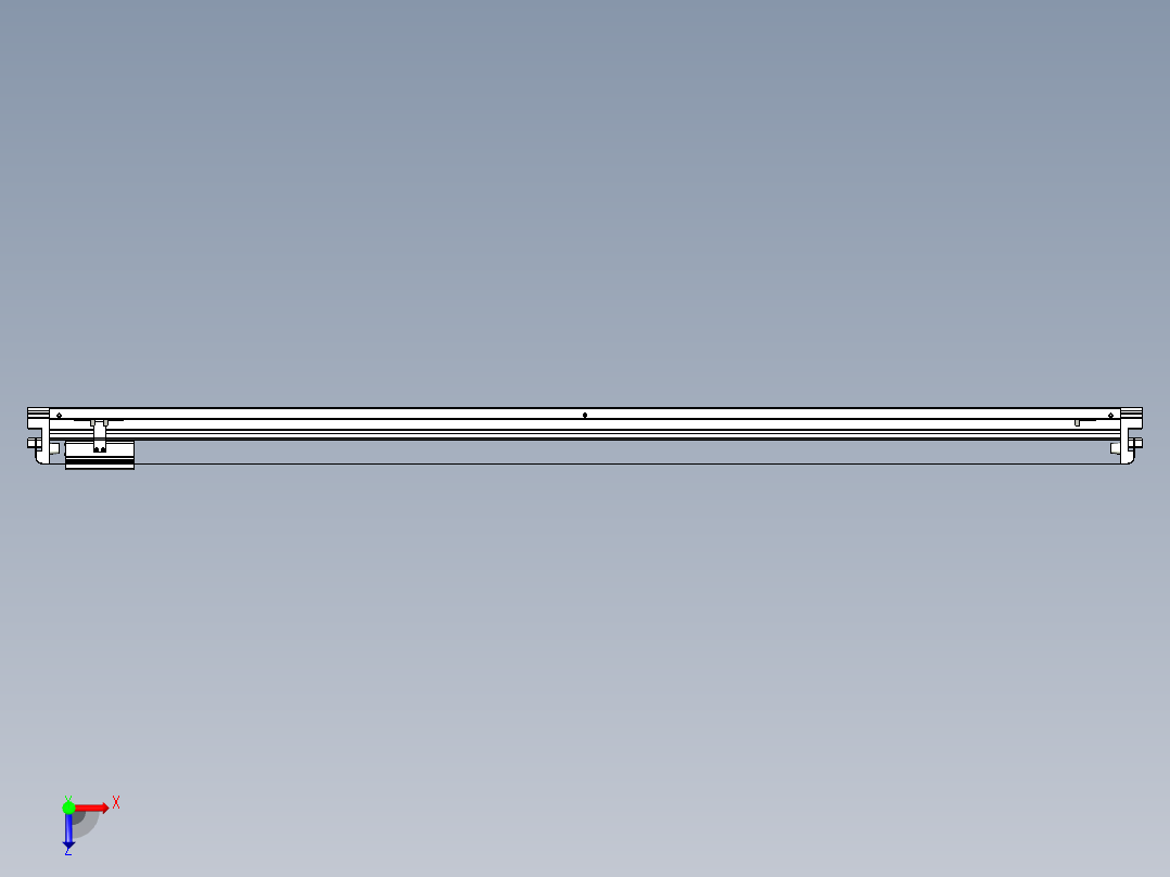 威洛博VL系列3d模型模组VL22H1Y-S1550俯视图