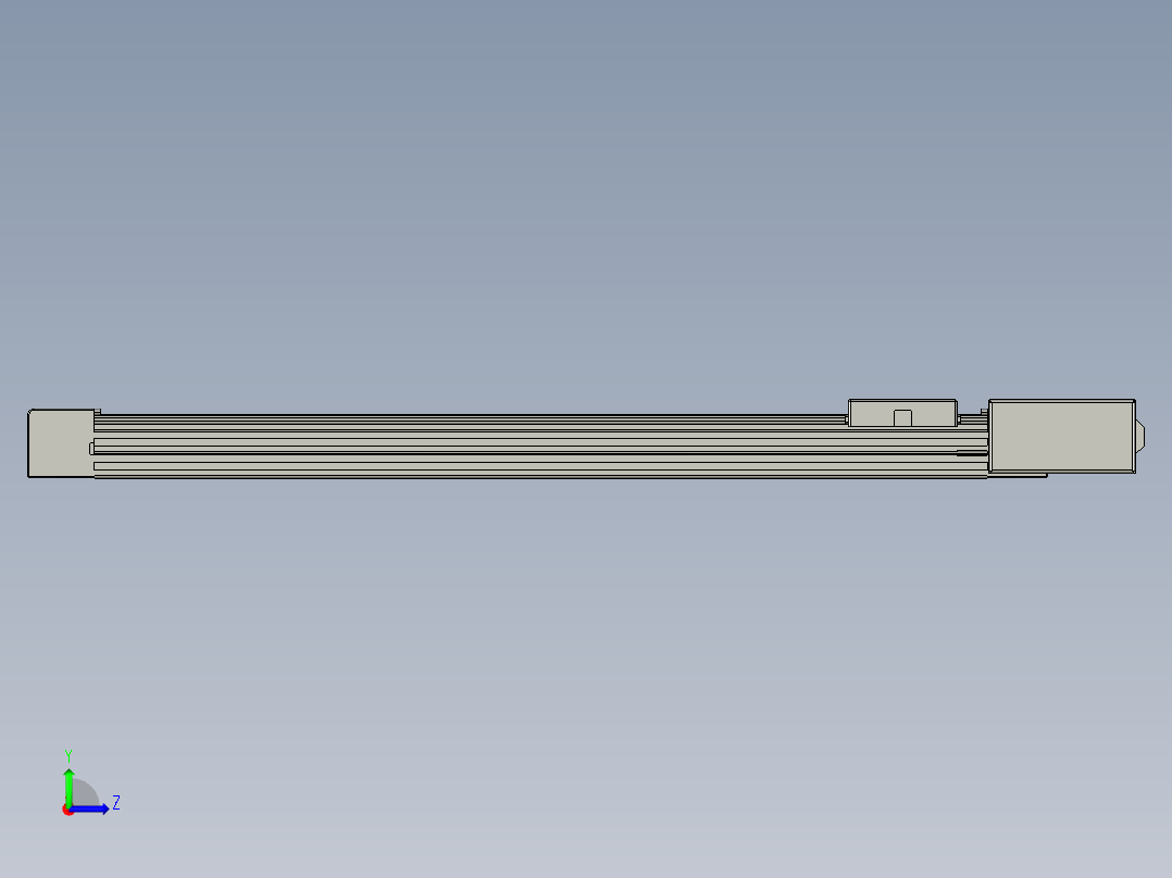威洛博直线电机模组EB4-L40-S600-BR-57-MS3左视图