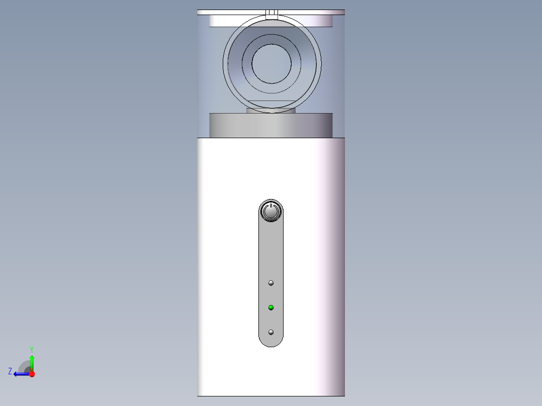 雾化器模型右视图