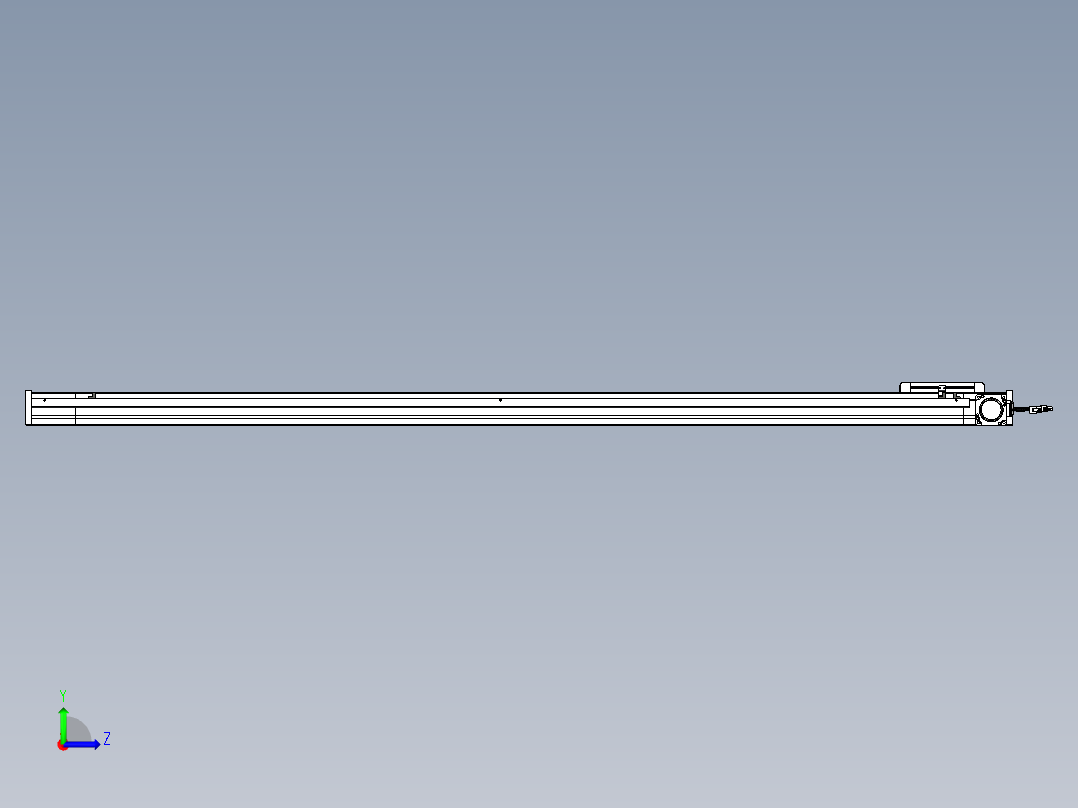 威洛博LB.GB同步带传动--欧规系列LB6A-L130-S1650-BR左视图
