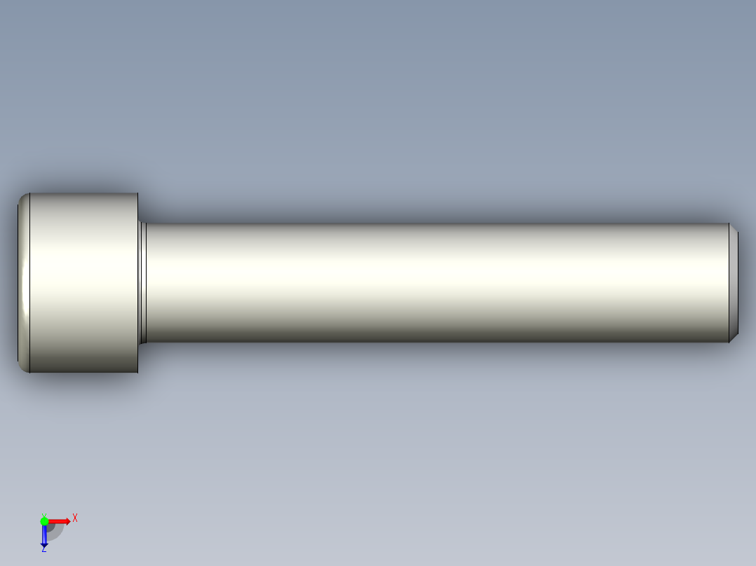 螺钉-DIN_912-M20x100.stp俯视图