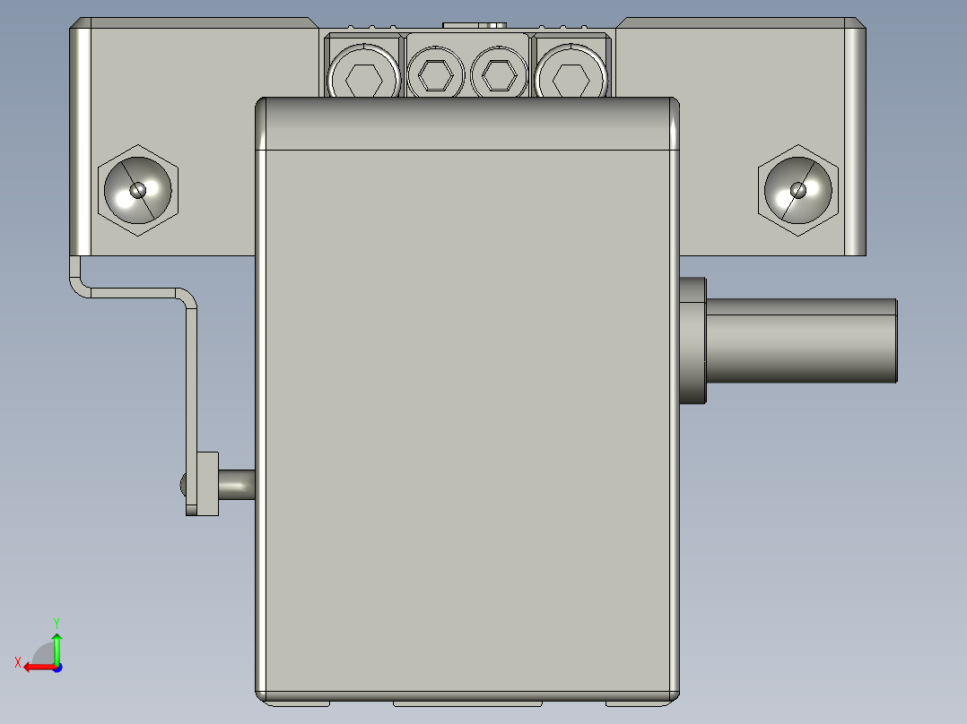 威洛博直线电机模组EB4-L80-S650-光轴后视图