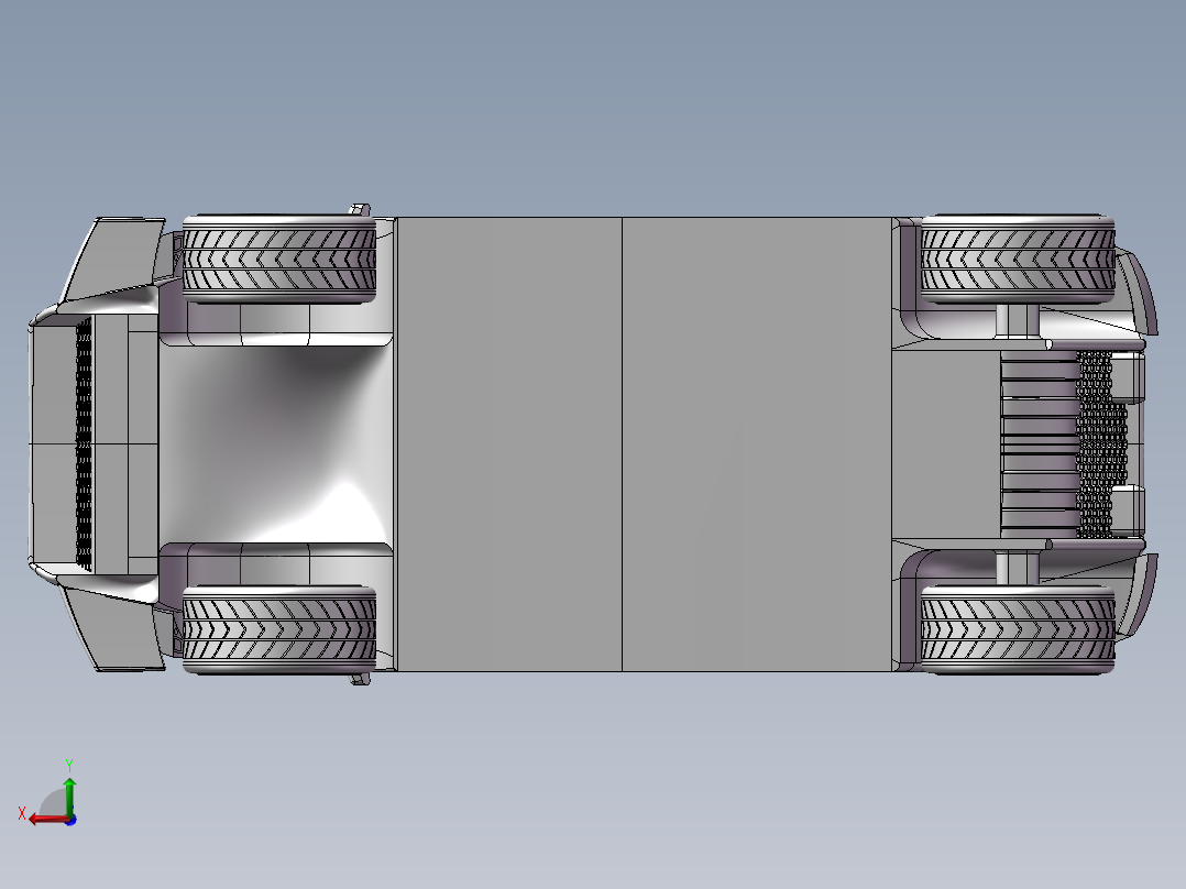概念拉力车后视图