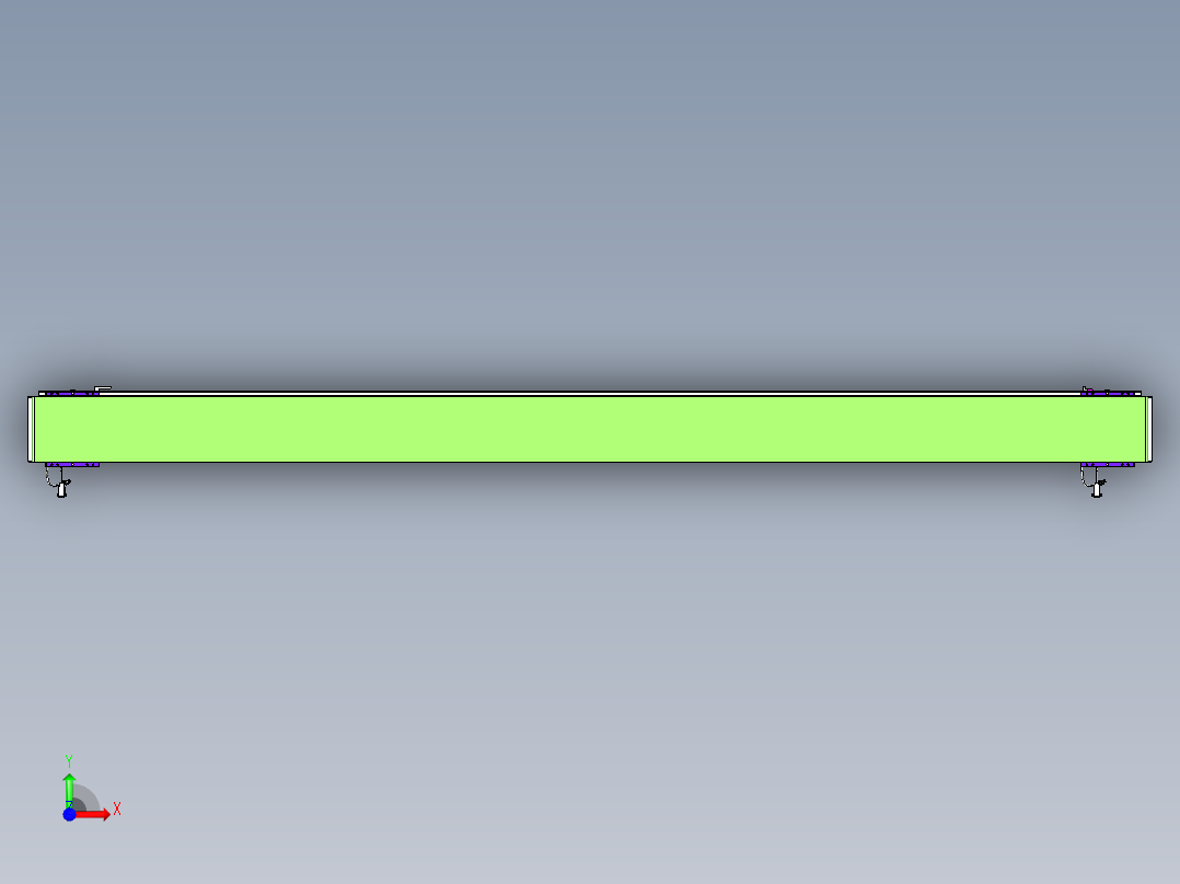 威洛博VL系列3d模型模组2VL22H2Y-S3300前视图