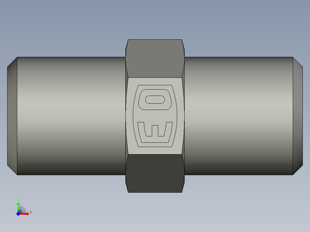 卡套式工业通用硬管接头EO Union G04LLCFX前视图