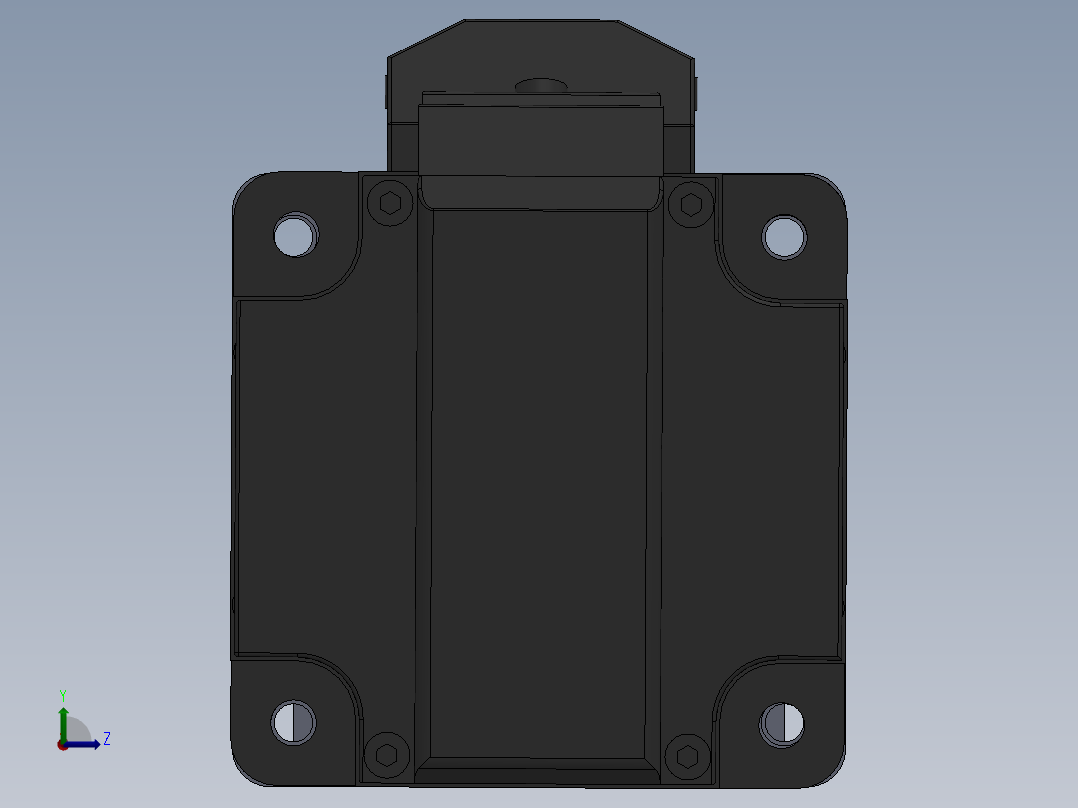 64SP-(750w电机+联轴器+64法兰80-80+64SP马达座)左视图