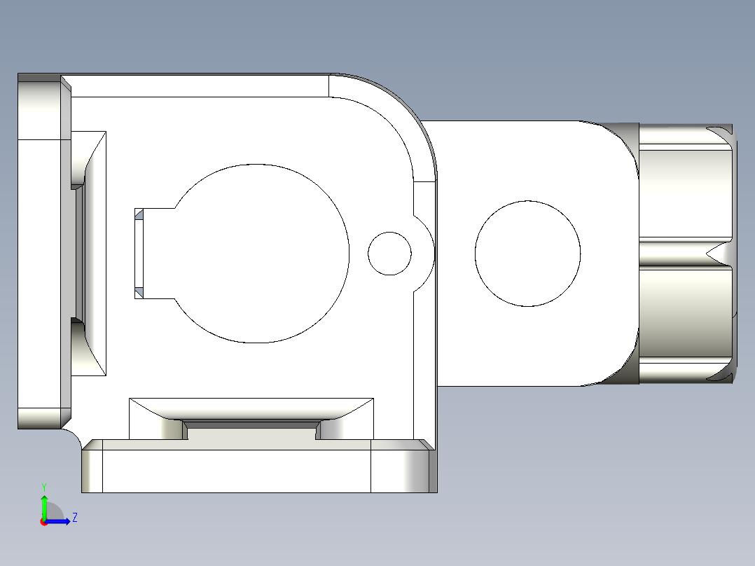 基恩士SJ-H060C_kc图纸模型左视图